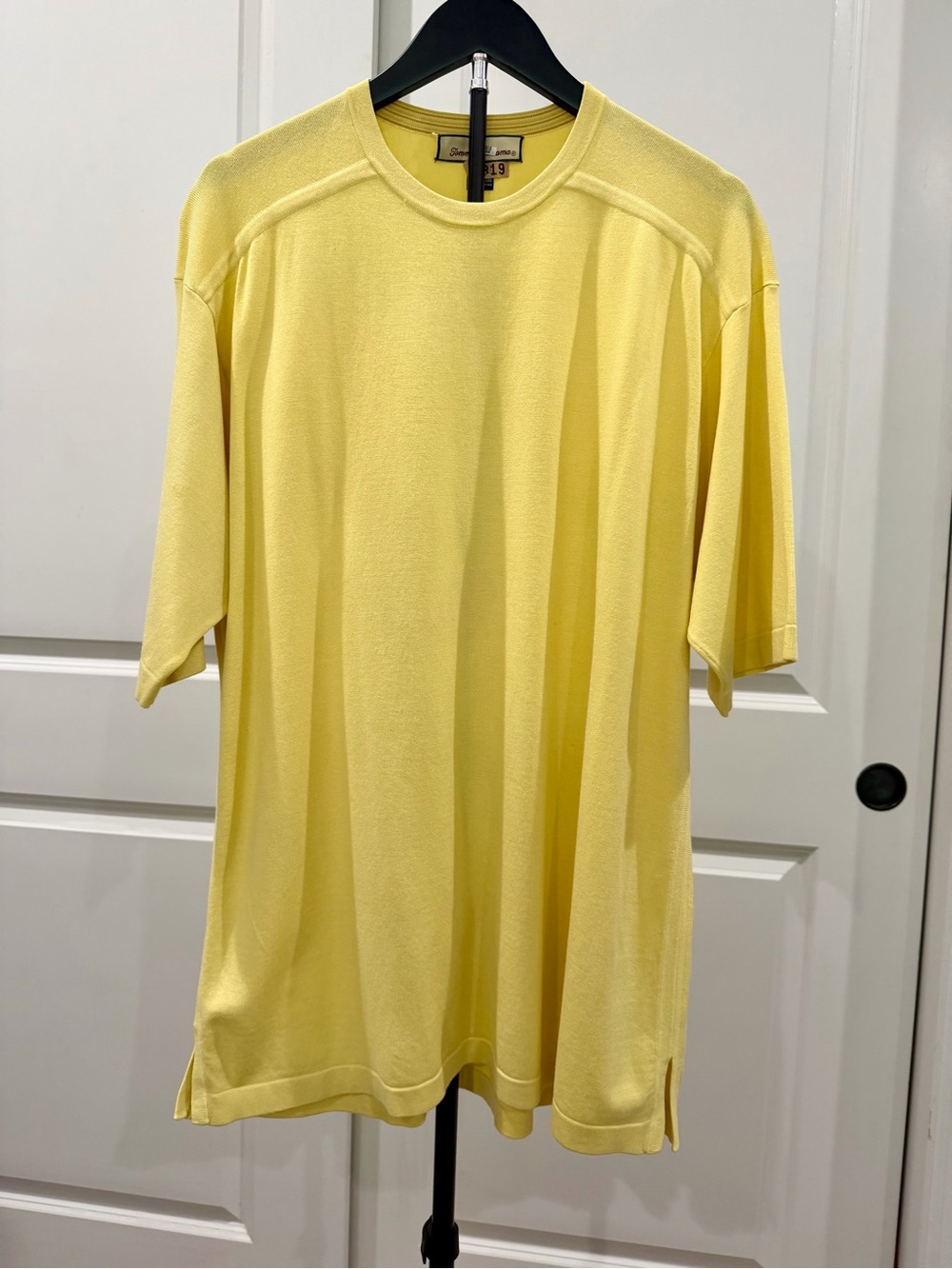 Tommy Bahama Soft Butter Yellow Short-Sleeve Crew Tee